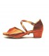 Totaldancewear.com Girl's Latin Shoe Cuban Heel