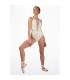 So Danca Shimmer Leotard With Gold Tulle