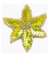 Pastorelli Flower Shaped Hair Clip YELLOW-SILVER