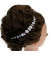 Girardi Metal Hair Decoration With Strass And Zirconia Flowers