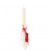 Easter Candle RED POINTE SHOE WITH LACE