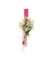 Easter Candle FLOWERS & POINTE SHOE