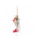 Easter Candle BALLERINA, LACE & FLOWERS