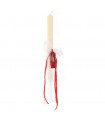 Easter Candle RED & WHITE POINTE SHOE