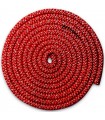 Pastorelli New Orleans Metallic Gym Rope RED-SILVER THREADS
