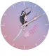 Girardi I Love Gym Gymnast Figure Wall Clock