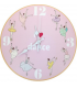 Ballerinas Pink Wall Clock